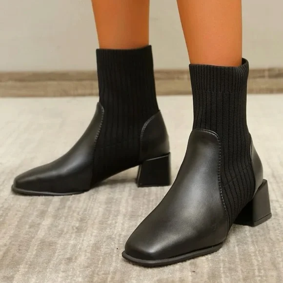 Shoes Minimalist Chunky Chelsea Boots Poshmark